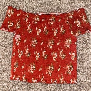 Off the Shoulder Floral Top